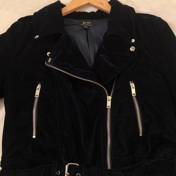 Motorcycle style cropped jacket - Picture 2 of 7